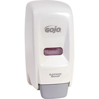 Gojo 9034-12 800 Series Bag-In-Box Dispenser, Push, 800 ml Capacity, Cartridge Refill Format