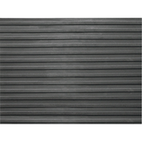 Pliflex RMBW-.25-36 Entrance Mats, Runner, 3' x lin.ft x 1/4", Black
