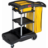 Rubbermaid FG9T7200BLA Chariots de nettoyage &agrave; grande capacit&eacute; a/bacs