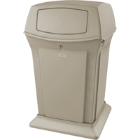 Rubbermaid FG917188BEIG Ranger&reg; Containers, Polyethylene, 45 US gal.