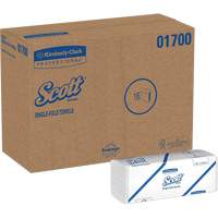 Scott<sup>®</sup> Single Fold Towels, 1 Ply, 10-1/2" L x 9-3/10" W, 250 /Pack JB604 | TENAQUIP