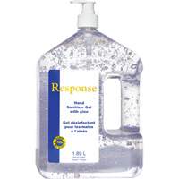 Response<sup>®</sup> Hand Sanitizer Gel with Aloe, 1890 ml, Pump Bottle, 70% Alcohol  JC681 | TENAQUIP