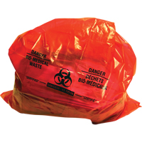 Alte-Rego BHPRT3038RD100 Sure-Guard Bio-Medical Waste Liners, Bio-Hazard, 38" L x 30" W, 2 mil