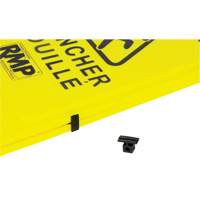 RMP Maintenance Products JD391 Safety Wet Floor Sign, Bilingual with Pictogram