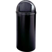Rubbermaid FG816088BLA Poubelle ronde classique Marshal, Fibre de verre, 15 gal. US