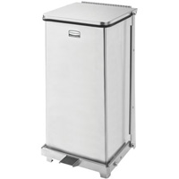 Defenders<sup>®</sup> Square Step Can with Liner, Stainless Steel, 6.5 US gal. Capacity  JD810 | TENAQUIP