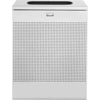 Rubbermaid FGSR18EPLSM Petite poubelle rectangulaire Silhouette, Acier, 22,5 gal. US