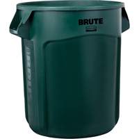 Rubbermaid FG262000DGRN Contenant pour d&eacute;chets a&eacute;r&eacute; Brute, Plastique, 20 gal. US