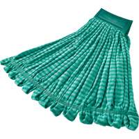 Rubbermaid FGT85306GR00 Vadrouille mouill&eacute;e format tube, Microfibre/Polyester, 28 oz, Style Boucle