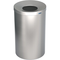 Frost 310-S Lobby Waste Receptacle, Stainless Steel, 33 US gal.