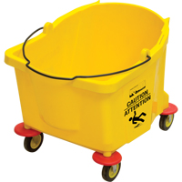 Seau pour vadrouille, Capacité de 9.5 gal. US (38 pintes), Jaune JG812 | TENAQUIP