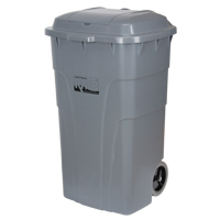 Roll Out Garbage Bin, Polyethylene, 65 US gal. JH479 | TENAQUIP