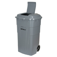 RMP Maintenance Products JH479 Roll Out Garbage Bin, Polyethylene, 65 US gal.