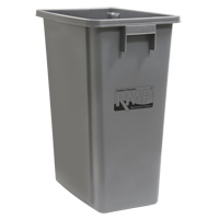 RMP Maintenance Products JH485 Recycling & Garbage Bin, Plastic, 16 US gal.