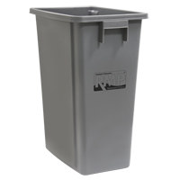 Bac à déchets et de recyclage, Plastique, 16 gal. US JH485 | TENAQUIP