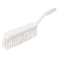 Utility Bench Brushes, Soft Bristles, 14" Long, White JH660 | TENAQUIP