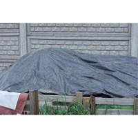  JI336 Tarp, Light Industrial Duty, Black, 30' x 50' x 8 mils