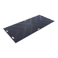 LibertyMat<sup>®</sup> Medium-Duty Ground Protection, 4' x 8', High Density Polyethylene, Textured, Black  JI371 | TENAQUIP