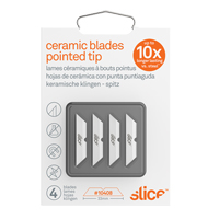 Dentec 2110408 Slice Lames &agrave; bout pointu en c&eacute;ramique pour couteau pour boîte, Style Simple