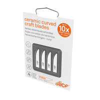 Slice™ Rounded-Tip Ceramic Curved Edge Knife Blades, Single Style JI466 | TENAQUIP