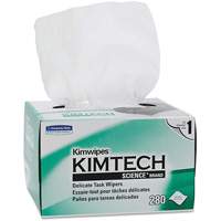 Kimberly-Clark 34155 Kimtech Science Kimwipes Delicate Task Wipes, Specialty, 4-1/2" L x 8-1/2" W