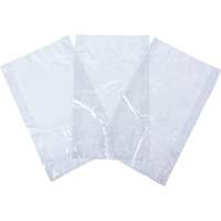  JI644 Sacs en poly, Dessus ouvert, 8" x 3-1/2", 1 mil