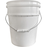 Pail with Lid, Plastic, 5.25 gal. JK562 | TENAQUIP