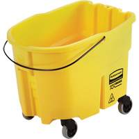 Rubbermaid 2064914 Seau pour vadrouille Wavebrake, Capacit&eacute; de 8.75 gal. US (35 pintes), Jaune