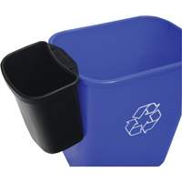 Techstar Plastics Inc EZ-400 Contenant &agrave; d&eacute;chets, De bureau, Poly&eacute;thyl&egrave;ne, 4-1/4 pintes US