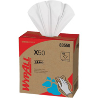 Kimberly-Clark 83550 Chiffons X50, Tout usage, 12-1/2" lo x 8-3/4" la