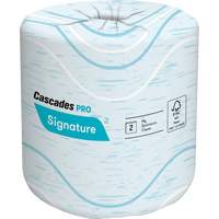 Cascades B625 Pro Signature Toilet Paper, 2 Ply, 400 Sheets/Roll, 133' Length, White
