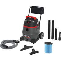 Ridgid 62718 NXT Industrial Vacuum with Cart, Wet-Dry, 6 HP, 14 US Gal. (53 Litres)