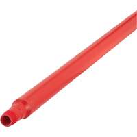 Vikan 29624 Ultra Hygiene Handle, Broom/Scraper/Squeegee, Red, Ergonomic, 59" L