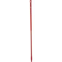 Vikan 29384 Handle, Broom/Scraper/Squeegee, Red, Ergonomic, 59" L