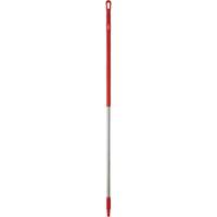 Vikan 29374 Handle, Broom/Scraper/Squeegee, Red, Standard, 59" L