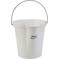 Vikan 56865 Food Hygiene Bucket, White, 3 US gal.