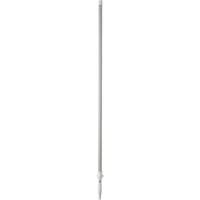 Vikan 29755 Handle, Broom/Scraper/Squeegee, White, Telescopic, 62" - 113" L