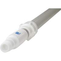 Vikan 29755 Handle, Broom/Scraper/Squeegee, White, Telescopic, 62" - 113" L