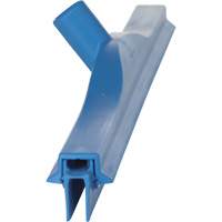 Vikan 77143 Double Blade Ultra Hygiene Squeegee, 24", Blue