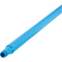 Vikan 29623 Ultra Hygiene Handle, Broom/Scraper/Squeegee, Blue, Ergonomic, 59" L
