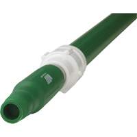 Vikan 29752 Deck Scrub Handle, Brush/Pad Holder, Green, Telescopic, 62"-113" L