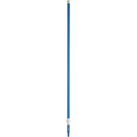 Vikan 29753 Deck Scrub Handle, Brush/Pad Holder, Blue, Telescopic, 62"-113" L
