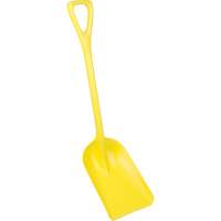 Vikan 69816 One-Piece Hygienic Shovel, 10" x 6" Blade, 37-1/2" Length, Plastic, Yellow