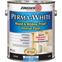 Zinsser Z02712 Perma-White&reg; Mold & Mildew-Proof Interior Paint, 3.78 L, Gallon, White