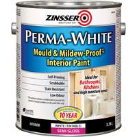 Zinsser Z02762 Perma-White&reg; Mold & Mildew-Proof Interior Paint, 3.78 L, Gallon, White