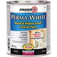 Zinsser Z02755 Peinture int&eacute;rieure Mold & Mildew-Proof Perma-White, 931 ml, Canette, Blanc