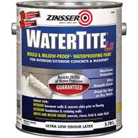 Zinsser 265652 Watertite&reg; LX Mold & Mildew-Proof Waterproofing Paint, 3.78 L, Gallon, White