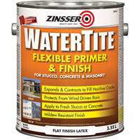Zinsser 283570 Couche primaire et de finition flexible et r&eacute;sistante aux intemp&eacute;ries Watertite, 3,55 L, Gallon, Blanc