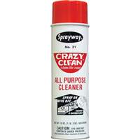 Sprayway 1-57598 Nettoyant tout usage Crazy Clean, 20 oz, Canette a&eacute;rosol