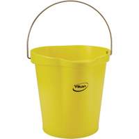 Vikan 56866 Seau pour l'hygi&egrave;ne des aliments, Jaune, 3 gal. US